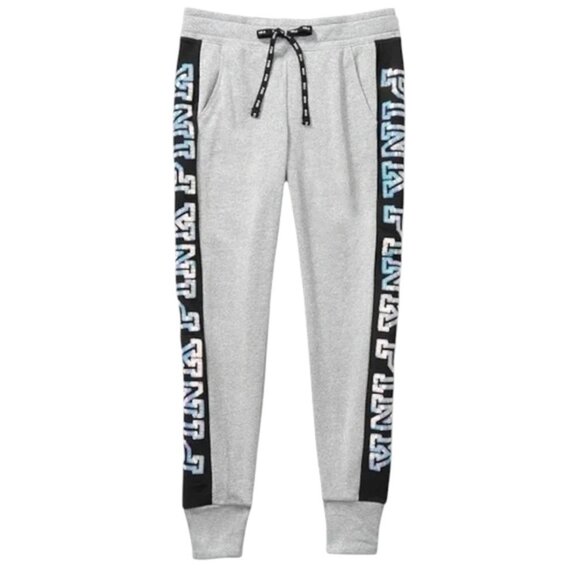 PINK Victoria's Secret Silver Mermaid Bling Jacket & Jogger Set! EUC! - Picture 4 of 10